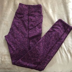 Purple workout pant